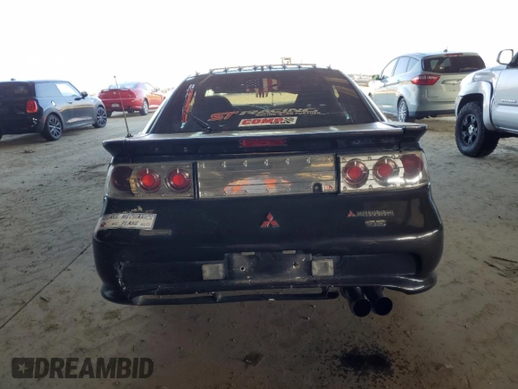 1992 Mitsubishi Eclipse with VIN 4A3CS44R9NE113833, listed as a Copart auction lot 84656744 with 217,186 mi miles and Clean Title. Bid and sale history available at DreamBid. Image 6.