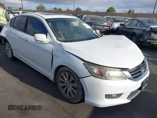 2015 Honda Accord Touring with VIN 1HGCR3F90FA012650, listed as a IAAI auction lot 42246490 with 110,405 mi miles and . Bid and sale history available at DreamBid. Image 1.