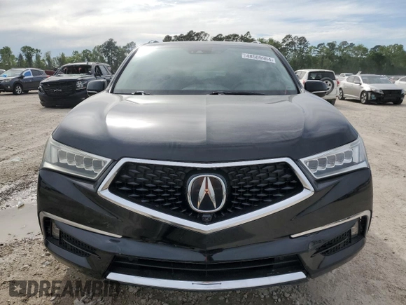 2017 Acura MDX Sport Hybrid w/Advance Pkg with VIN 5FRYD7H77HB000719, listed as a Copart auction lot 48509964 with 103,000 mi miles and Salvage Title. Bid and sale history available at carsss.com. Image 5.