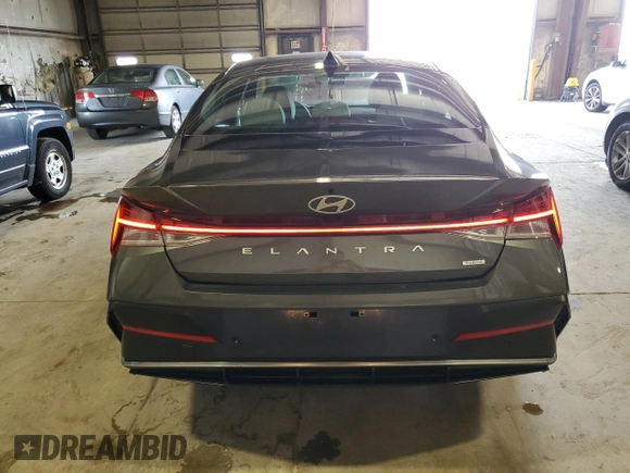 2024 Hyundai Elantra Limited с VIN KMHLN4DJ5RU106678, выставлен на аукционе Copart как лот 53912955 с пробегом 13 453 миль миль и Списание • Salvage title. История ставок и продаж доступна на DreamBid. Изображение 6.