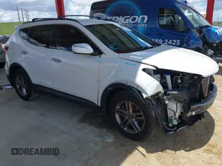 2017 Hyundai Santa Fe 2.4L with VIN 5NMZU3LB4HH019219, listed as a IAAI auction lot 42584487 with 79,427 mi miles and . Bid and sale history available at DreamBid. Image 1.