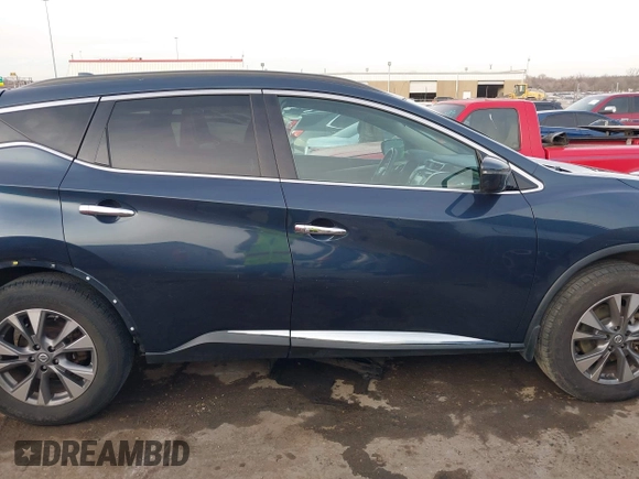 2017 Nissan Murano S with VIN 5N1AZ2MHXHN147944, listed as a IAAI auction lot 41425722 with 114,156 mi miles and . Bid and sale history available at DreamBid. Image 13.