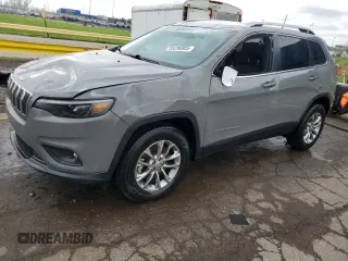 2021 Jeep Cherokee Latitude Lux with VIN 1C4PJMMXXMD103354, listed as a Copart auction lot 55296805 with 53,220 mi miles and Non repairable. Bid and sale history available at DreamBid. Image 1.