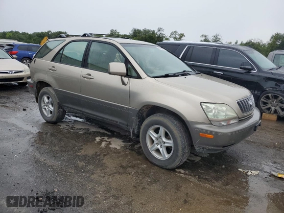 2002 Lexus RX 300 with VIN JTJGF10U720122702, listed as a Copart auction lot 60160714 with 120,775 mi miles and Non Repairable. Bid and sale history available at carsss.com. Image 4.