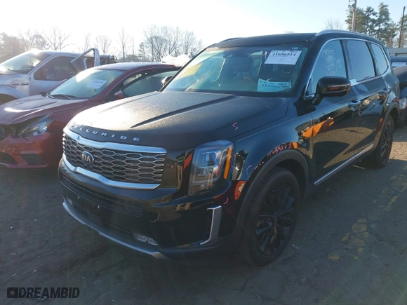 2021 Kia Telluride SX with VIN 5XYP54HC6MG173043, listed as a IAAI auction lot 41656514 with 80,000 mi miles. Bid and sale history available at carsss.com. Image 17.