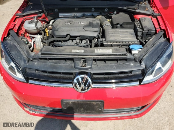 2016 Volkswagen Golf TSI SE with VIN 3VW217AU3GM065008, listed as a Copart auction lot 53892935 with 42,482 mi miles and Salvage Title. Bid and sale history available at carsss.com. Image 11.
