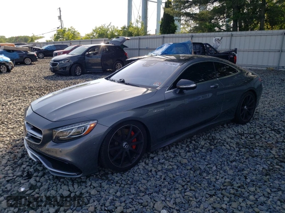 2016 Mercedes-Benz S 63 AMG with VIN WDDXJ7JB2GA017171, listed as a Copart auction lot 54714344 with 31,532 mi miles and Salvage Title. Bid and sale history available at DreamBid. Image 1.