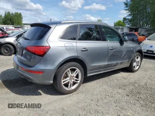 2013 Audi Q5 Premium Plus with VIN WA1DGAFP6DA065811, listed as a Copart auction lot 58220775 with 124,898 mi miles and Clean title. Bid and sale history available at DreamBid. Image 3.