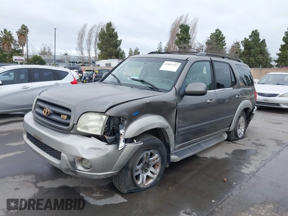 2003 Toyota Sequoia SR5 with VIN 5TDBT44A23S158061, listed as a IAAI auction lot 41807142 with 247,472 mi miles and . Bid and sale history available at DreamBid. Image 6.