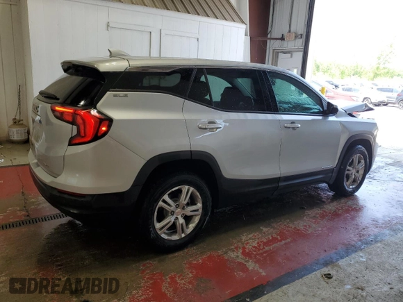 2020 GMC Terrain SLE with VIN 3GKALTEV1LL187312, listed as a Copart auction lot 59490985 with 40,359 mi miles and Salvage title. Bid and sale history available at DreamBid. Image 3.