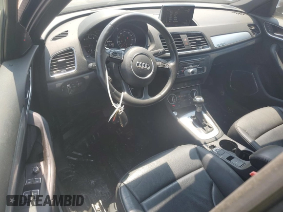 2016 Audi Q3 Prestige with VIN WA1GFCFS1GR013587, listed as a Copart auction lot 60124845 with 74,938 mi miles and Salvage title. Bid and sale history available at DreamBid. Image 8.
