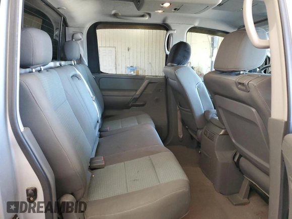 2005 Nissan Titan LE with VIN 1N6AA07B25N505392, listed as a Copart auction lot 50221945 with 187,780 mi miles and Salvage Title. Bid and sale history available at carsss.com. Image 10.