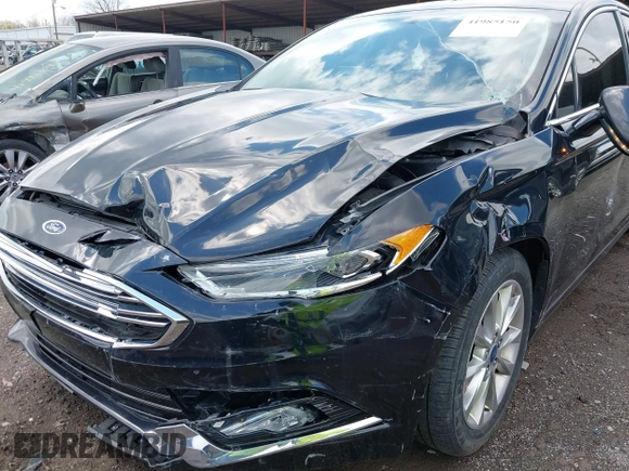 2017 Ford Fusion SE with VIN 3FA6P0HD5HR246038, listed as a IAAI auction lot 41985150 with 144,499 mi miles. Bid and sale history available at carsss.com. Image 6.
