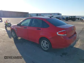 2008 Ford Focus S with VIN 1FAHP34N28W109922, listed as a IAAI auction lot 40579056 with 134,969 mi miles. Bid and sale history available at carsss.com. Image 3.