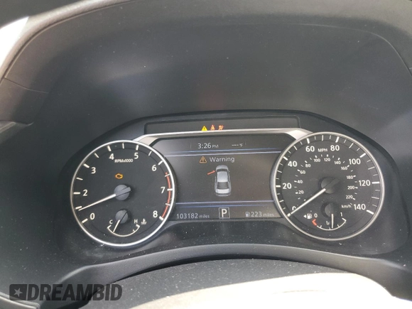 2020 Nissan Altima S with VIN 1N4BL4BVXLN321752, listed as a Copart auction lot 57908415 with 103,182 mi miles and Salvage title. Bid and sale history available at DreamBid. Image 9.