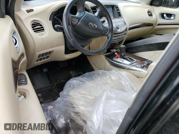 2015 Infiniti QX60 with VIN 5N1AL0MM4FC535070, listed as a Copart auction lot 62691185 with 110,824 mi miles and Salvage title. Bid and sale history available at DreamBid. Image 8.
