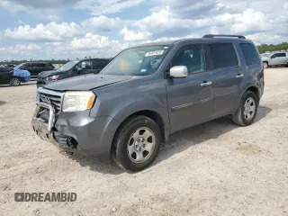 2012 Honda Pilot LX with VIN 5FNYF4H26CB001657, listed as a Copart auction lot 56487025 with 155,180 mi miles and Salvage title. Bid and sale history available at DreamBid. Image 1.