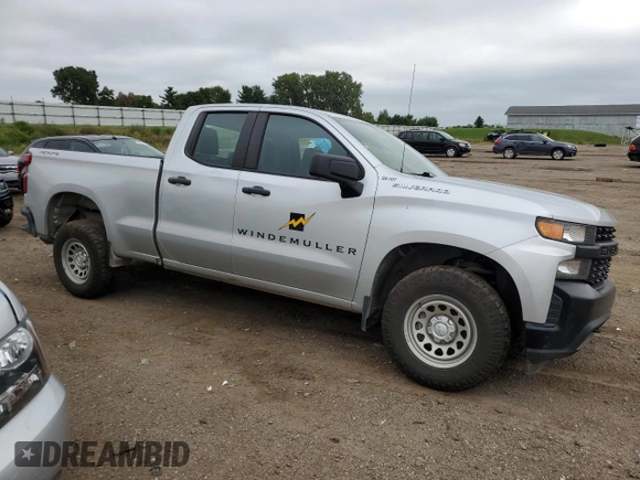 2021 Chevrolet Silverado 1500 Work Truck with VIN 1GCRYAEF2MZ111587, listed as a Copart auction lot 69341474 with 112,802 mi miles and Salvage Title. Bid and sale history available at DreamBid. Image 4.