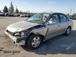 2004 Honda Civic with VIN JHMES96634S019845, listed as a Copart auction lot 52282215 with 150,745 mi miles and Salvage Title. Bid and sale history available at carsss.com. Image 1.