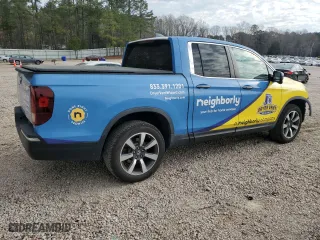 2017 Honda Ridgeline RTL-T with VIN 5FPYK3F64HB026471, listed as a Copart auction lot 50166105 with 143,610 mi miles and Salvage Title. Bid and sale history available at carsss.com. Image 3.