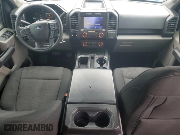 2020 Ford F-150 XL with VIN 1FTEW1CP6LFB32989, listed as a Copart auction lot 54590185 with 51,254 mi miles and Salvage Title. Bid and sale history available at DreamBid. Image 8.