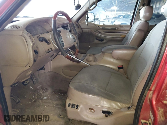 1998 Lincoln Navigator with VIN 5LMEU27LXWLJ04582, listed as a Copart auction lot 81878963 with 255,692 mi miles and Clean title. Bid and sale history available at DreamBid. Image 7.