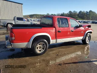 2003 Dodge Dakota SLT with VIN 1D7HL48N93S237053, listed as a Copart auction lot 85278534 with 106,981 mi miles and Salvage Title. Bid and sale history available at carsss.com. Image 3.