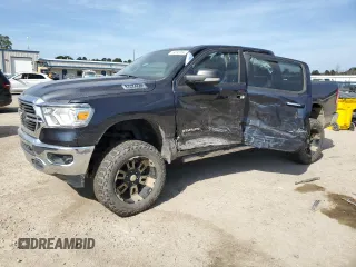 2019 Ram 1500 Big Horn with VIN 1C6SRFFT1KN856679, listed as a Copart auction lot 76092004 with 97,497 mi miles and Salvage title. Bid and sale history available at DreamBid. Image 1.