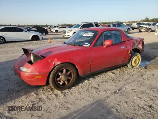 1993 Mazda MX-5 Miata z VIN JM1NA3511P1419873, wystawiony jako Copart lot #47587285 z przebiegiem 141 089 mil mil oraz Szkoda całkowita • Salvage title. Historia ofert i sprzedaży dostępna na DreamBid. Obrazek 1.