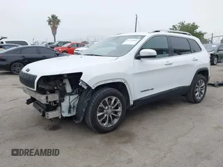2020 Jeep Cherokee Latitude Plus with VIN 1C4PJLLB8LD601289, listed as a IAAI auction lot 42725984 with 121,533 mi miles and . Bid and sale history available at DreamBid. Image 18.