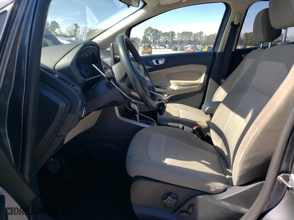 2019 Ford EcoSport SE with VIN MAJ3S2GE8KC304849, listed as a Copart auction lot 45884705 with 107,105 mi miles and Salvage Title. Bid and sale history available at carsss.com. Image 7.