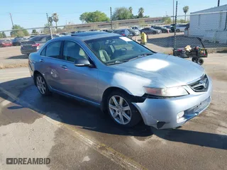2005 Acura TSX with VIN JH4CL96865C029481, listed as a IAAI auction lot 41878813 with 208,557 mi miles. Bid and sale history available at carsss.com. Image 1.