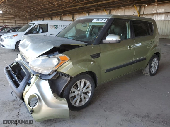 2013 Kia Soul ! with VIN KNDJT2A68D7612616, listed as a Copart auction lot 70063474 with NaN miles and Salvage Title. Bid and sale history available at carsss.com. Image 1.