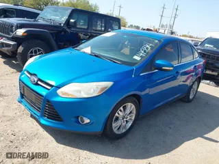 2012 Ford Focus SEL with VIN 1FAHP3H25CL415314, listed as a IAAI auction lot 41849302 with 164,022 mi miles. Bid and sale history available at carsss.com. Image 2.