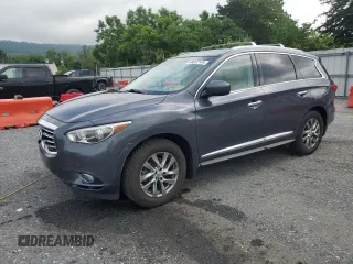 2014 Infiniti QX60 with VIN 5N1AL0MM3EC530747, listed as a Copart auction lot 65282145 with 118,293 mi miles and Salvage title. Bid and sale history available at DreamBid. Image 1.