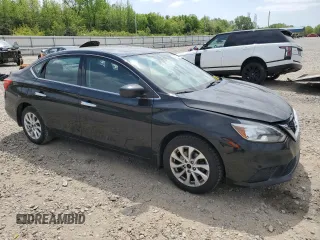 2017 Nissan Sentra SV with VIN 3N1AB7AP1HY349403, listed as a Copart auction lot 53557035 with 105,915 mi miles and Salvage Title. Bid and sale history available at carsss.com. Image 4.