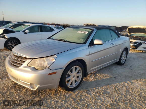 2008 Chrysler Sebring Limited z VIN 1C3LC65MX8N248388, wystawiony jako Copart lot #74854424 z przebiegiem Nie podano mil oraz Szkoda całkowita • Salvage title. Historia ofert i sprzedaży dostępna na DreamBid. Obrazek 1.