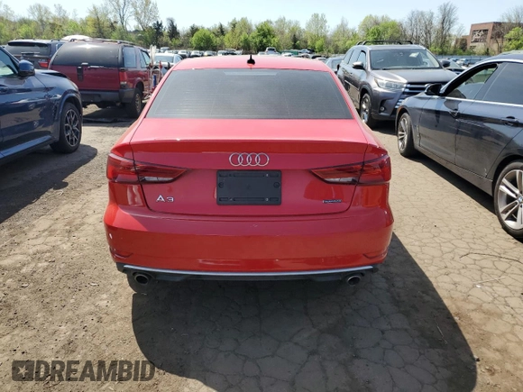 2019 Audi A3 Sedan Premium with VIN WAUBEGFF5K1029101, listed as a Copart auction lot 54919745 with 39,476 mi miles and Clean Title. Bid and sale history available at carsss.com. Image 6.
