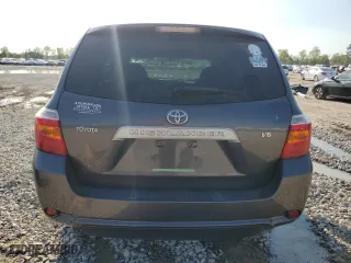 2008 Toyota Highlander with VIN JTEDS41A382017994, listed as a Copart auction lot 50244285 with 0 mi miles and Salvage Title. Bid and sale history available at carsss.com. Image 6.