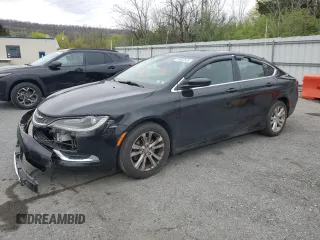 2015 Chrysler 200 Limited with VIN 1C3CCCAB9FN697612, listed as a Copart auction lot 53853535 with 143,761 mi miles and Salvage Title. Bid and sale history available at DreamBid. Image 1.