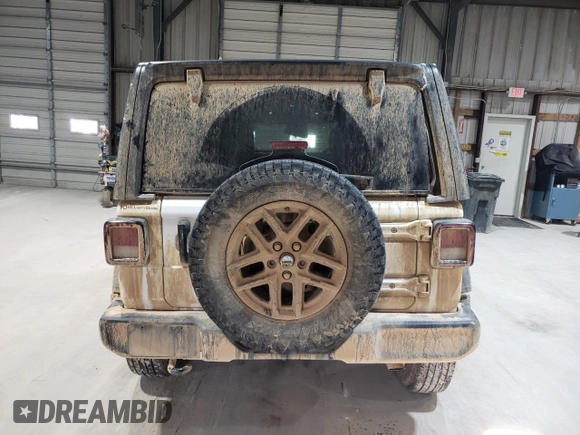 2024 Jeep Wrangler Sport with VIN 1C4PJXKNXRW233990, listed as a Copart auction lot 44586675 with 16,302 mi miles and Salvage title. Bid and sale history available at DreamBid. Image 6.