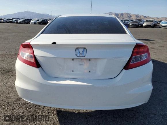 2012 Honda Civic Cpe LX with VIN 2HGFG3B52CH558983, listed as a Copart auction lot 52414665 with 79,925 mi miles and Salvage Title. Bid and sale history available at carsss.com. Image 6.