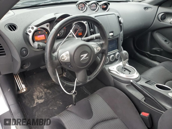 2017 Nissan 370Z with VIN JN1AZ4EH0HM955145, listed as a Copart auction lot 46843485 with 81,812 mi miles and Salvage Title. Bid and sale history available at DreamBid. Image 8.