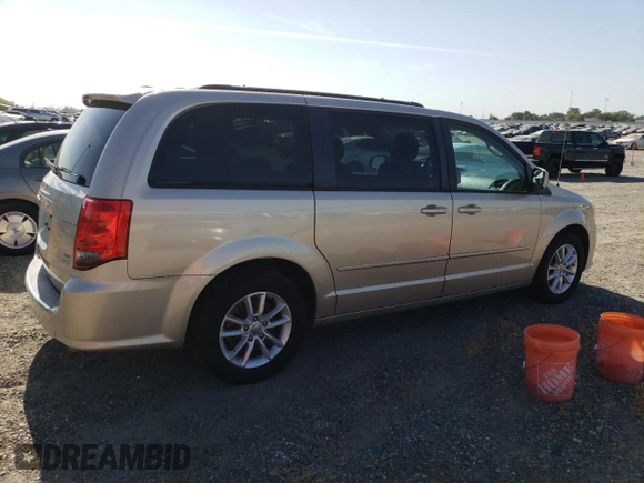 2014 Dodge Grand Caravan SXT z VIN 2C4RDGCG6ER427418, wystawiony jako Copart lot #58804395 z przebiegiem 154 524 mil mil oraz Tytuł czysty. Historia ofert i sprzedaży dostępna na DreamBid. Obrazek 3.