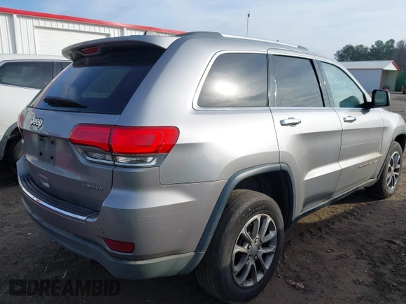 2016 Jeep Grand Cherokee Limited 75th Anniversary with VIN 1C4RJFBG5GC401277, listed as a IAAI auction lot 41119644 with 156,658 mi miles and . Bid and sale history available at DreamBid. Image 4.