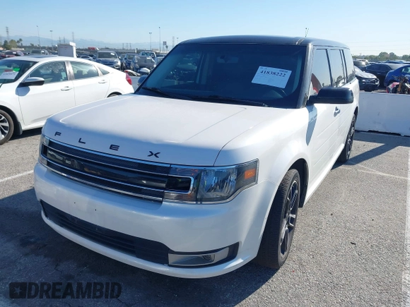 2019 Ford Flex SEL with VIN 2FMGK5C83KBA07965, listed as a IAAI auction lot 41838222 with 98,021 mi miles. Bid and sale history available at carsss.com. Image 17.