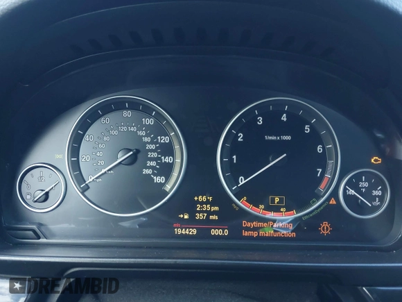 2011 BMW 5 Series 535i with VIN WBAFR7C53BC800547, listed as a IAAI auction lot 41510473 with 194,429 mi miles and . Bid and sale history available at carsss.com. Image 7.