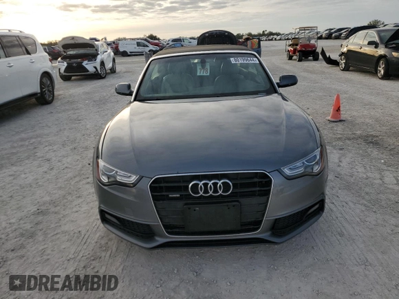 2016 Audi A5 Premium with VIN WAUD2AFH7GN006385, listed as a Copart auction lot 80199644 with 138,529 mi miles and Salvage title. Bid and sale history available at DreamBid. Image 5.