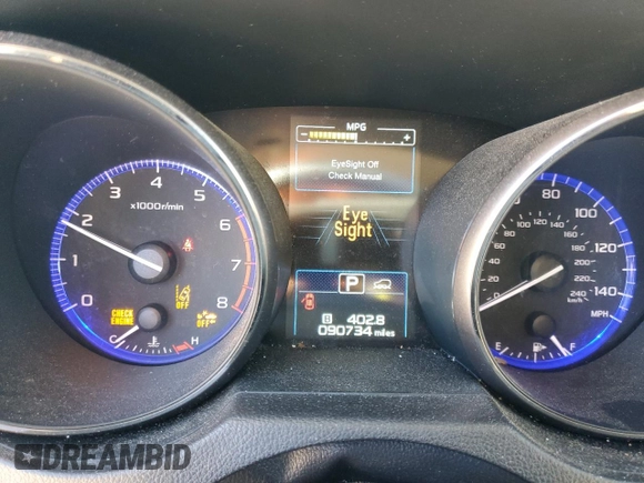 2015 Subaru Outback Limited with VIN 4S4BSANC7F3283057, listed as a Copart auction lot 51831575 with 90,734 mi miles and Salvage Title. Bid and sale history available at DreamBid. Image 9.