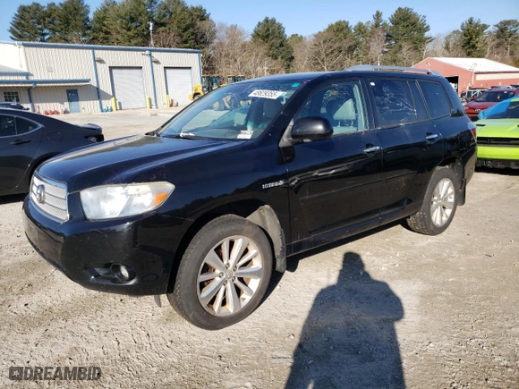 2010 Toyota Highlander Hybrid Limited w/3rd Row with VIN JTEJW3EH3A2041890, listed as a Copart auction lot 48629355 with 182,328 mi miles and Clean Title. Bid and sale history available at carsss.com. Image 1.